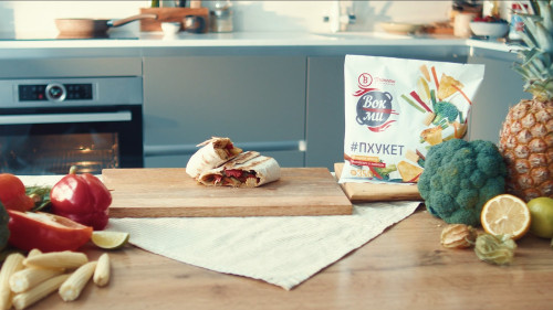 Овощной ролл вок