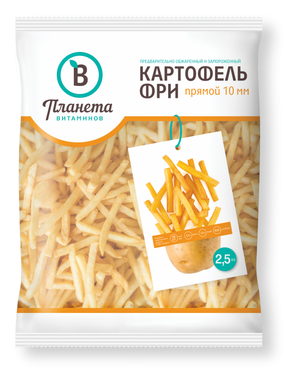 Картофель фри прямой 10мм