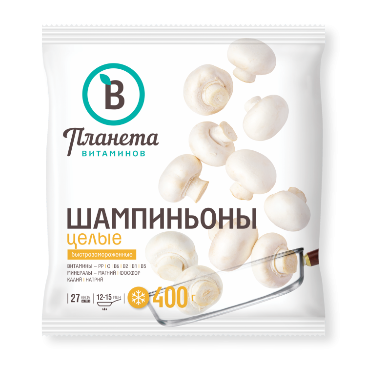 Шампиньоны целые  