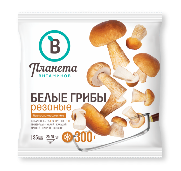 Белые грибы резаные 