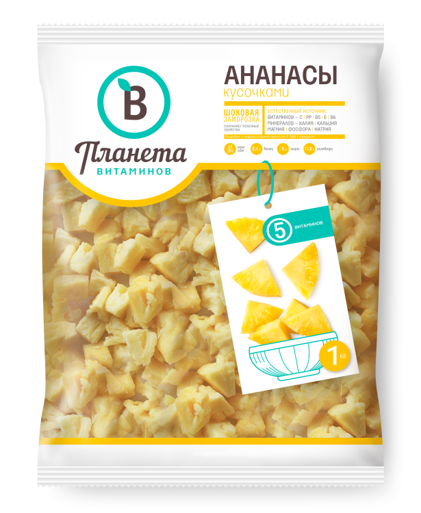 Ананасы кусочками  