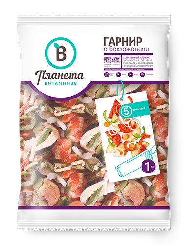 Гарнир с баклажанами  