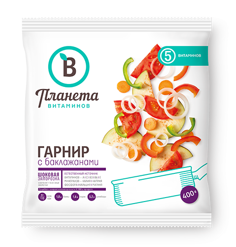 Гарнир с баклажанами 