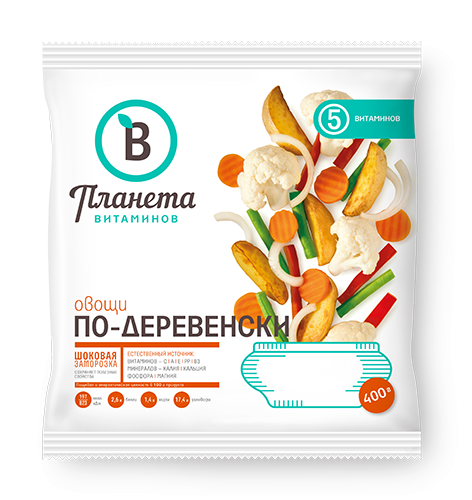 Овощи по-деревенски 