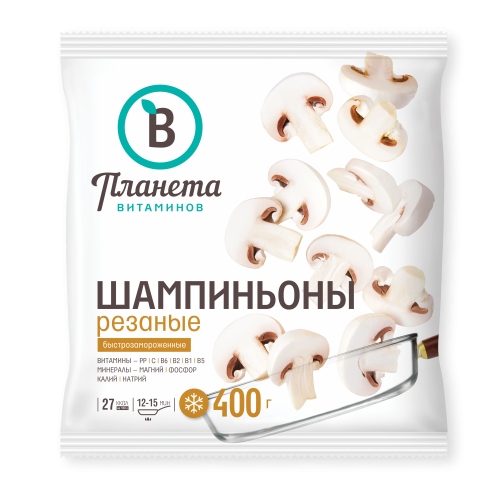 Шампиньоны резаные 