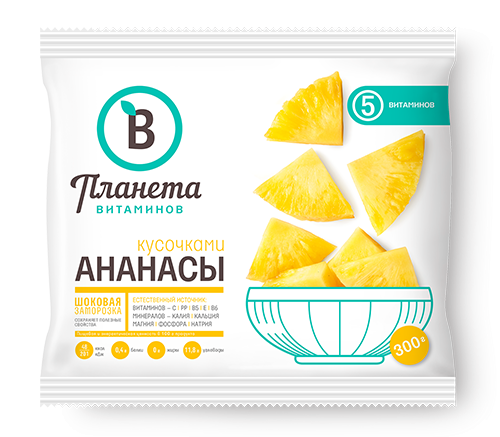 Ананасы кусочками 