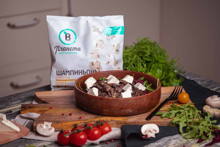 Салат с шампиньонами