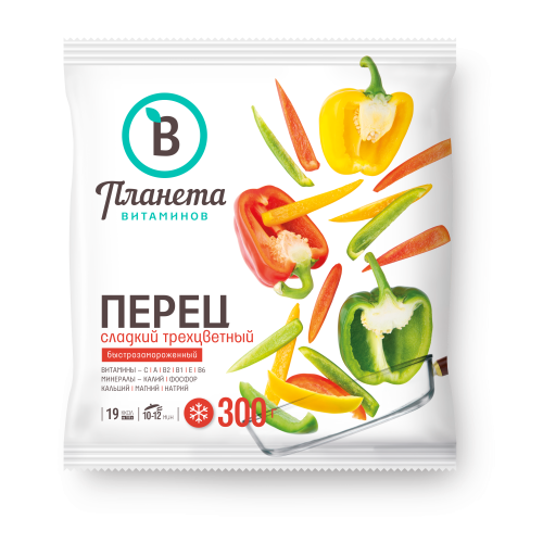 Перец сладкий трехцветный 